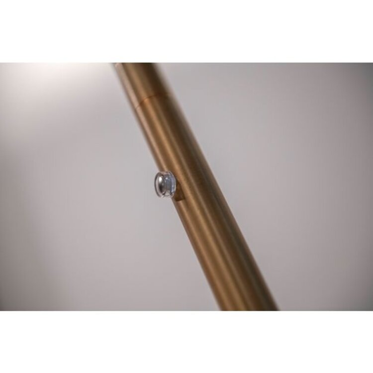 Artdelight Vloerlamp Novara LED brons 2700k 1700lm Incl. Dimmer 18Watt