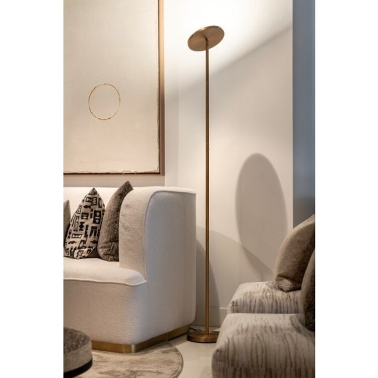 Artdelight Vloerlamp Novara LED brons 2700k 1700lm Incl. Dimmer 18Watt