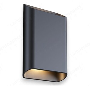 Wandlamp Diaz-L Zwart Led 2 x 6Watt IP65