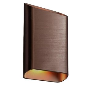 Wandlamp Diaz-L Brons Koper Led 2 x 6Watt