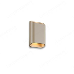 Wandlamp Diaz-S Champagne Led 2 x 3Watt