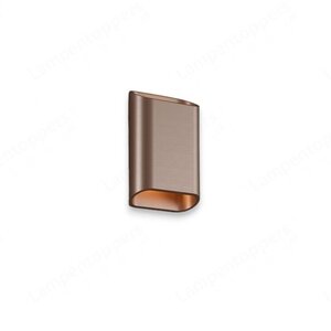 Wandlamp Diaz-S Brons Koper Led 2 x 3Watt