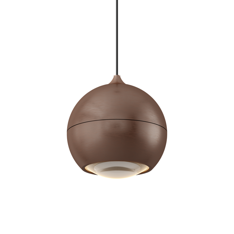 Artdelight Hanglamp Miami Koper Brons Ø 10cm Incl. Comfortlift