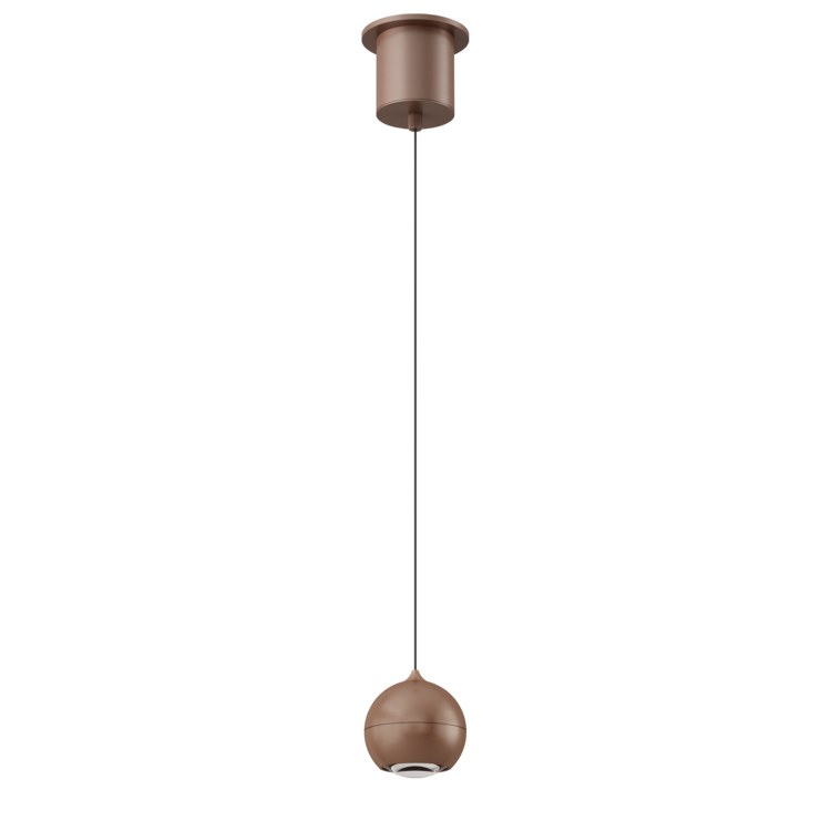 Artdelight Hanglamp Miami Koper Brons Ø 10cm Incl. Comfortlift