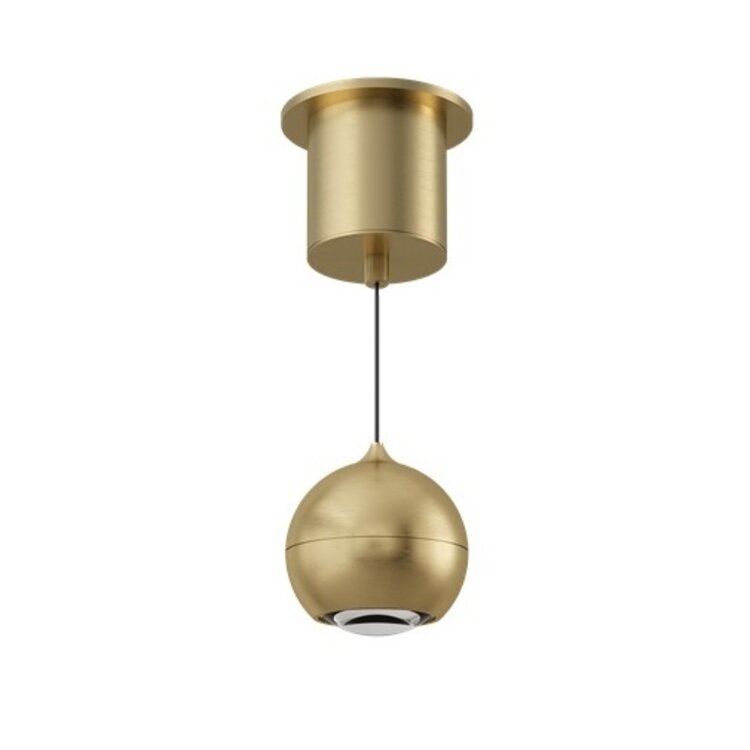 Artdelight Hanglamp Miami Goud Ø 10cm Incl. Comfortlift