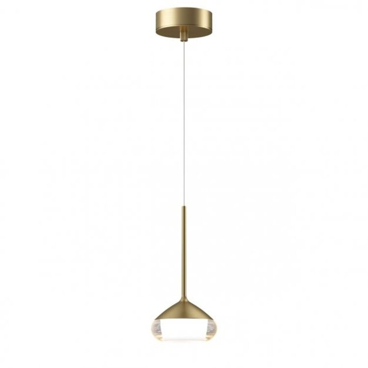 Artdelight Hanglamp Phoenix Geborsteld Goud 7W Dimbare Led Ø 11.6cm