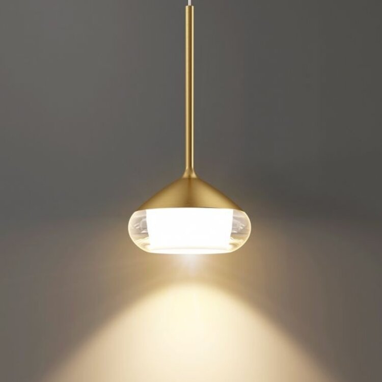 Artdelight Hanglamp Phoenix Geborsteld Goud 7W Dimbare Led Ø 11.6cm