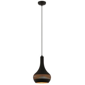 Hanglamp Canna Zwart - Goud Ø 25cm 1 Lichts E27