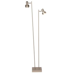 Vloerlamp Lunata Staal GU-10 2 Lichts