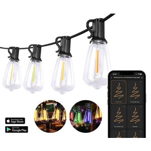 Lichtsnoer Smart RGB+Wit IP44 15Mtr Koppelbaar