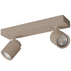Spot Razza Crème 2 lichts  GU10  Balk