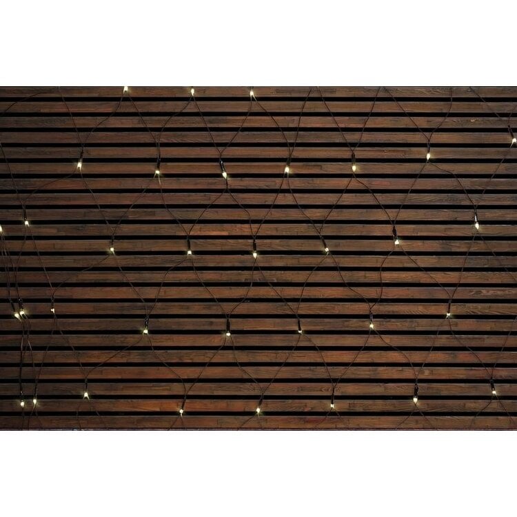 Netverlichting 90 Leds RGB + Warmwit 2 x 1 Mtr incl. Timer