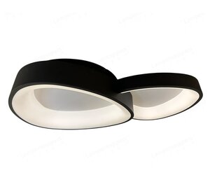 Freelight Plafondlamp Organico Zwart 40Watt Ø 58cm Dimbaar