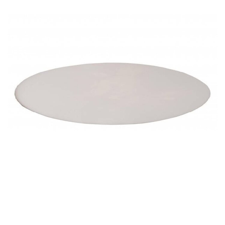 Blender Ovaal op Maat - Organza Stof Wit