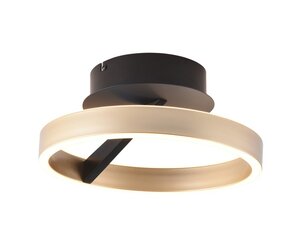 Freelight Plafondlamp Pilota Zwart &amp; Goud 23W incl. 3 Step DimmerØ 30 cm
