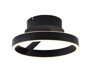 Freelight Plafondlamp Pilota Zwart 23W incl. 3 Step DimmerØ 30 cm