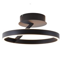 Plafondlamp Pilota Zwart 40Watt Ø 40 cm