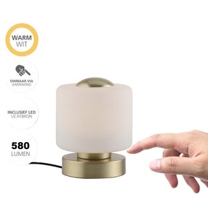 Tafellamp  Matt Messing 5Watt incl. Touch Dimmer