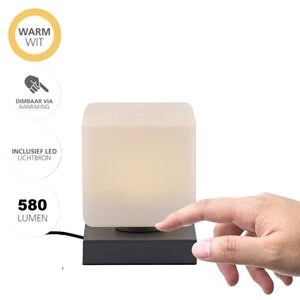 Tafellamp Dadoa Antraciet 5Watt incl. 3-Step Dimmer