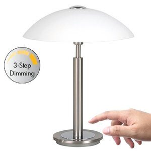 Tafellamp Touch Staal 3 Step Dimmer Ø 28 cm
