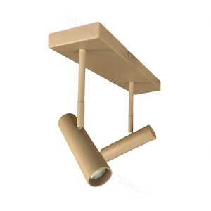 Spot Undici Beige Crème Mini GU10 2-lichts Balk