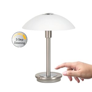 Tafellamp Touch Staal 3 Step Dimmer Ø 20 cm