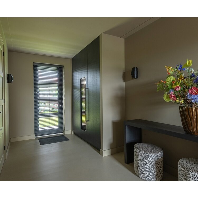 Artdelight Wandlamp Rolls Zwart - Goud 2 x G9 fitting Hoogte 22cm