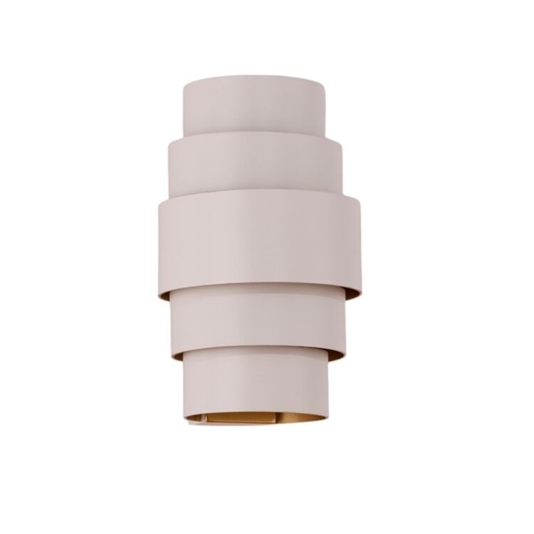 Artdelight Wandlamp Rolls Wit-Goud 2 x G9 fitting Hoogte 22cm