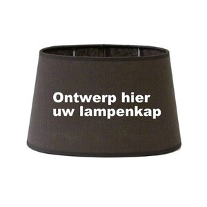 Lampenkap op maat Ovaal Schuin
