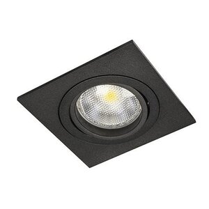 Inbouwspot Zwart Vierkant Draai & Kantelbaar GU10