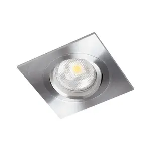 Inbouwspot Aluminium Vierkant Draai & Kantelbaar GU10