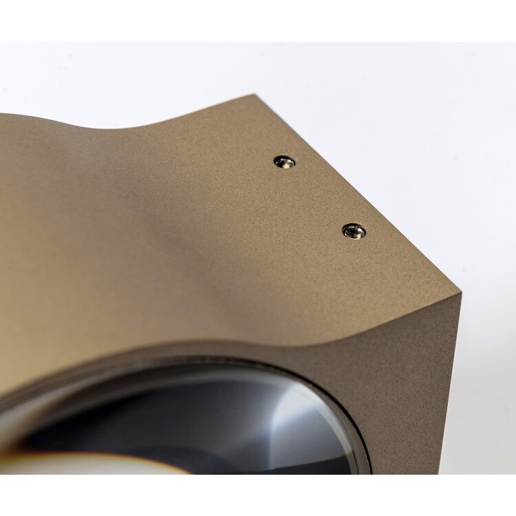 Artdelight Wandlamp Hudson Champagne Crème 2 x 4 Watt IP54