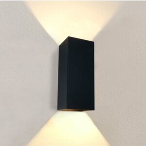 Wandlamp Dante 2 XL Zwart GU10