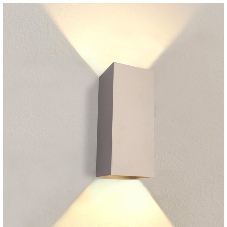 Artdelight Wandlamp Dante 2 XL Champagne GU10 GU10 Up & Downlight