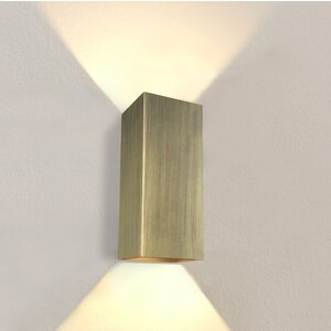 Wandlamp Dante 2 XL Antiek Brons GU10