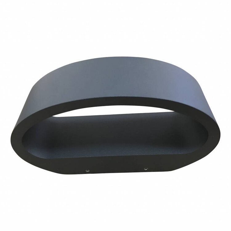 Artdelight Wandlamp Sharp Led Antraciet 7.2Watt 2700K