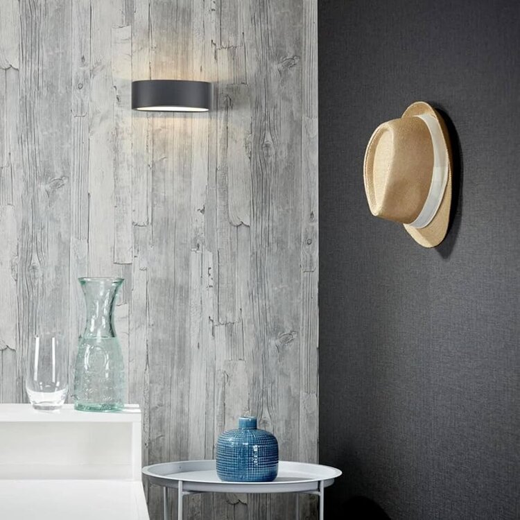 Artdelight Wandlamp Sharp Led Antraciet 7.2Watt 2700K