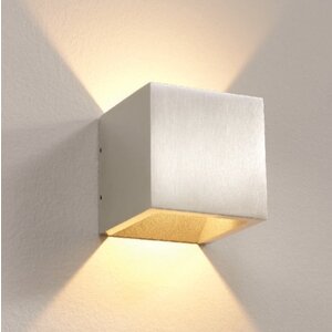 Wandlamp Cube Aluminium Led IP54