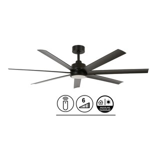 Lucci Air Plafondventilator Atlanta Zwart Ø 142cm