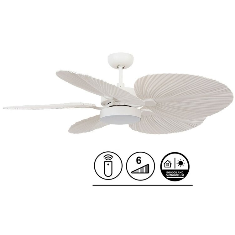 Lucci Air Plafondventilator Bali Wit incl. 18Watt Led Ø 132cm