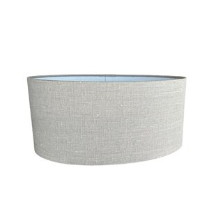 Lampenkap Ovaal Vlaslinnen Donker 35cm