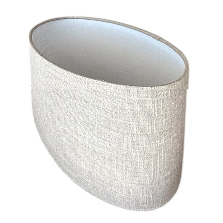 Lampenkap Ovaal Vlaslinnen 40cm