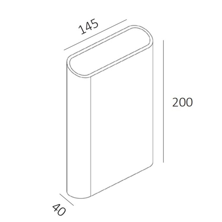 Artdelight Wandlamp Diaz-L Zwart Dim to Warm 2 x 6Watt IP65