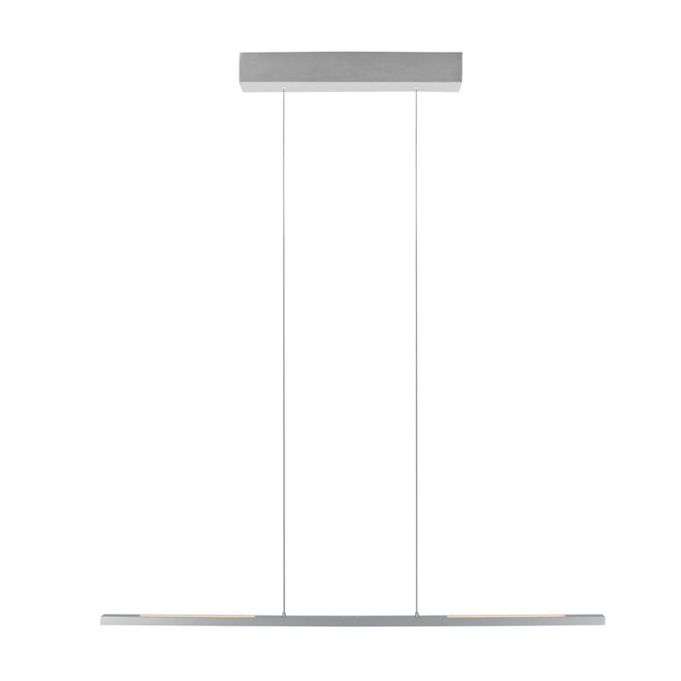 Hanglamp Bande Staal incl. Comfort Lift 2200 - 4000K L 114cm