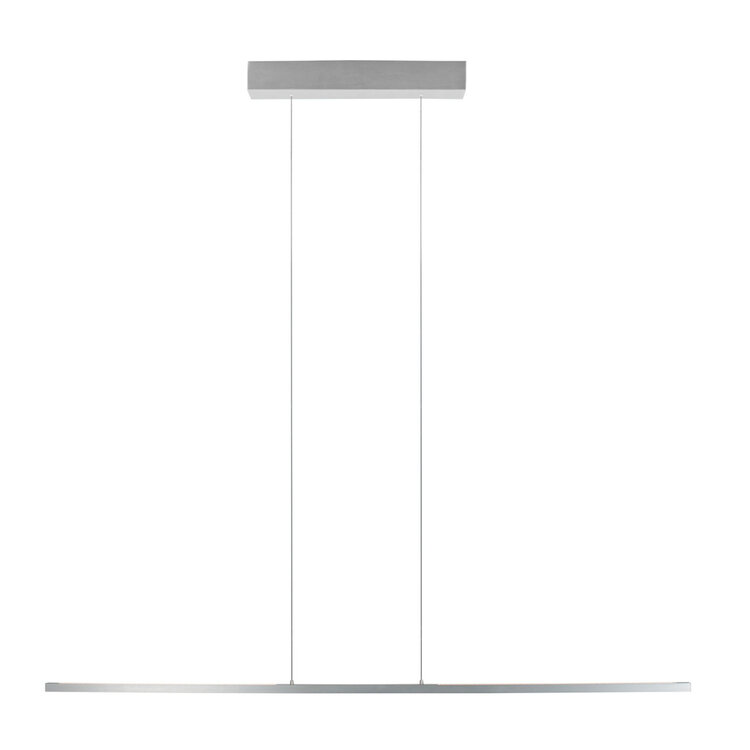 Hanglamp Bande Staal incl. Comfort Lift 2200 - 4000K L 150cm