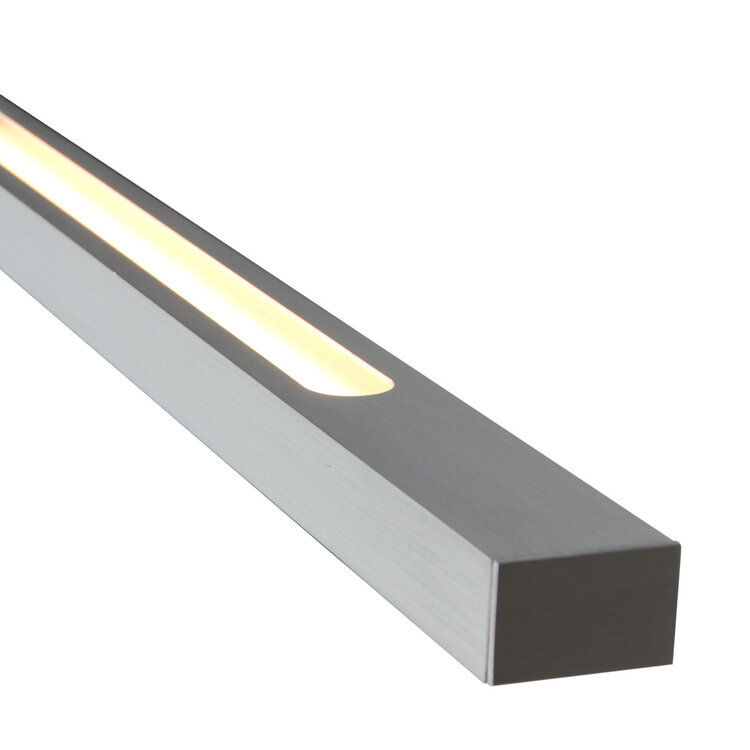 Hanglamp Bande Staal incl. Comfort Lift 2200 - 4000K L 150cm