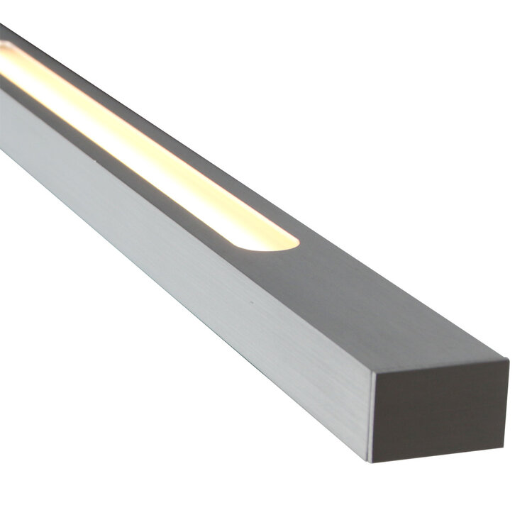 Hanglamp Bande Staal incl. Comfort Lift 2200 - 4000K L 114cm