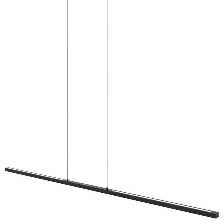 Hanglamp Bande Zwart incl. Comfort Lift 2200 - 4000K L 150cm