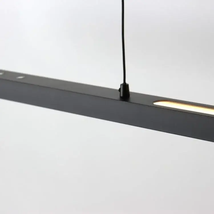 Hanglamp Bande Zwart incl. Comfort Lift 2200 - 4000K L 150cm