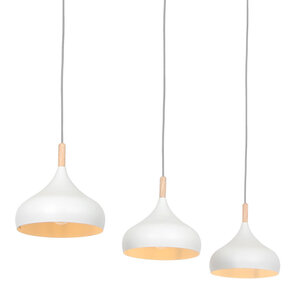 Hanglamp Bjorr Wit Scandinavisch 3 x E27 fitting